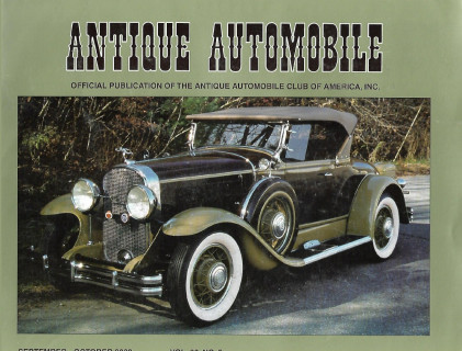 ANTIQUE AUTOMOBILE 2002 SEPT - '31 BUICK, '39 PLYMOUTH, B17 